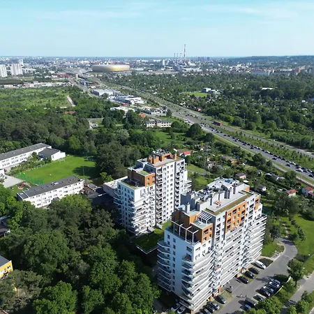 Apartament Panorama I 2 Sypialnie I Widok Na Morze I Wanna - Comfy Gdańsk